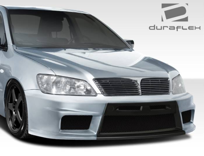 Mitsubishi Lancer Duraflex Evo X Look Front Bumper Cover - 1 Piece - 108197 thumbnail 2