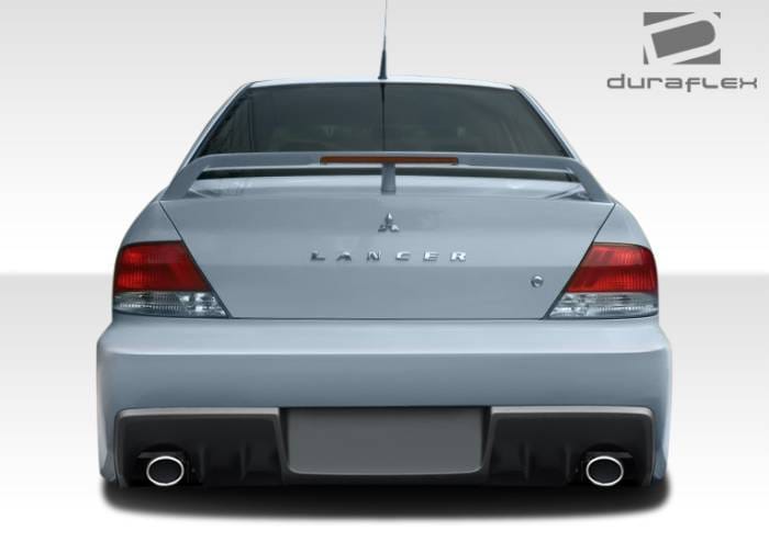 Mitsubishi Lancer Duraflex Evo X Look Rear Bumper Cover - 1 Piece - 108198 thumbnail 2