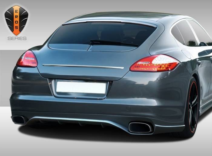 Porsche Panamera Duraflex Eros Version 2 Rear Lip Under Spoiler Air Dam - 1 Piece - 108279 thumbnail 2