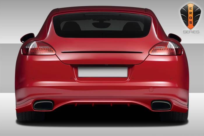 Porsche Panamera Duraflex Eros Version 2 Rear Lip Under Spoiler Air Dam - 1 Piece - 108279 thumbnail 3