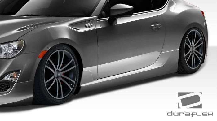 Subaru BRZ Duraflex X-5 Side Skirts Rocker Panels - 2 Piece - 108490 thumbnail 2