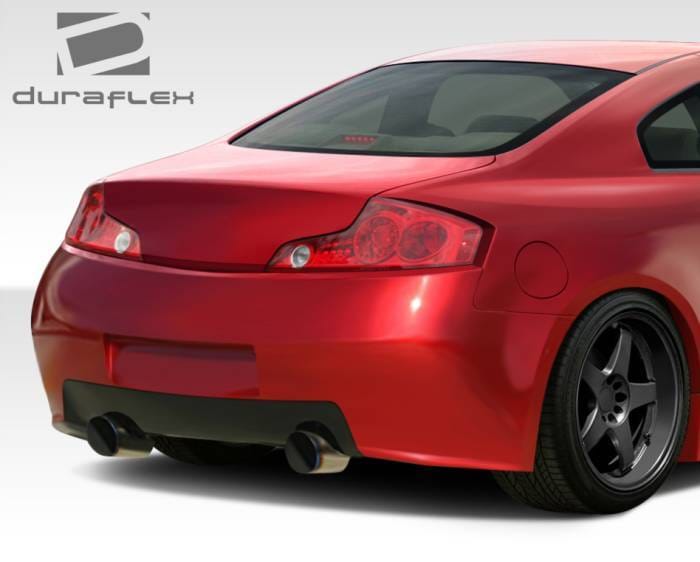 Infiniti G35 2DR Duraflex GT500 Wide Body Rear Bumper Cover - 1 Piece - 108500 thumbnail 2