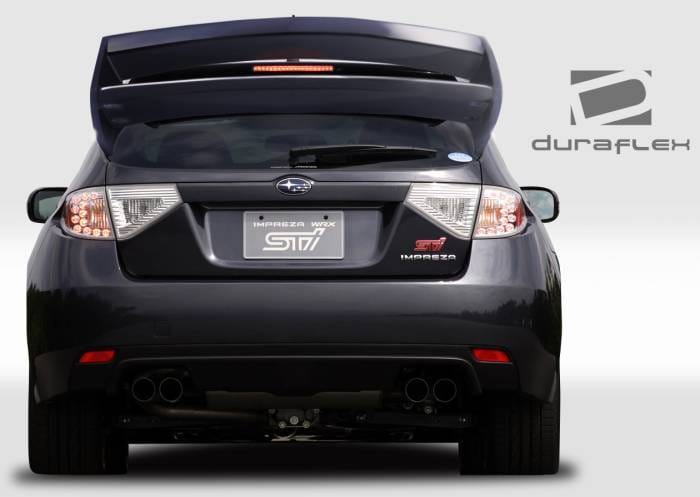Subaru WRX Duraflex WRC Look Rear Wing Trunk Lid Spoiler - 1 Piece - 108705 thumbnail 2