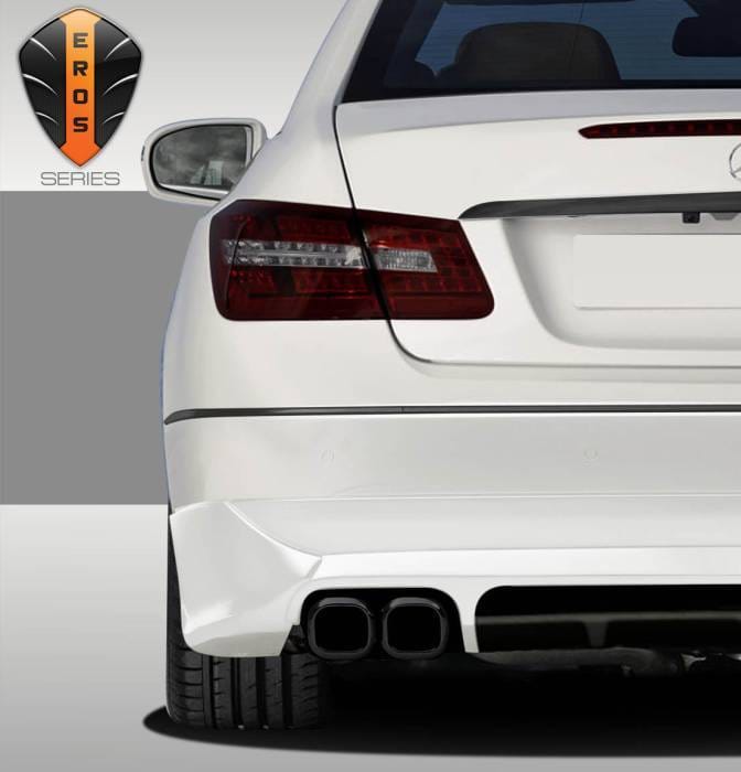 Mercedes-Benz E Class Duraflex Eros Version 1 Rear Add On Bumper Extensions - 2 Piece - 108997 thumbnail 2