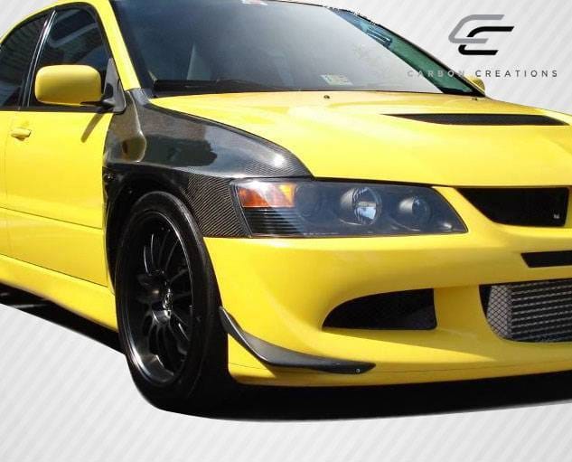 Mitsubishi Lancer Carbon Creations Vented Fenders - 2 Piece - 109063 thumbnail 2