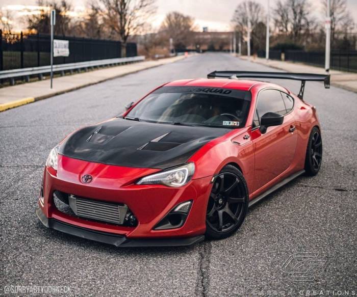 Subaru BRZ Carbon Creations 86-R Hood - 1 Piece - 109036 thumbnail 3