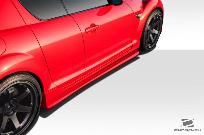 Mazda RX-8 Duraflex Type F Side Skirt Rocker Panels - 2 Piece - 109485 thumbnail 2