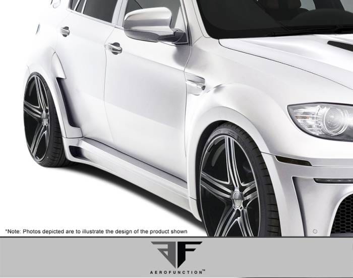BMW X6 AF-5 Aero Function (GFK) Side Skirts Wide Body Kit 108719 thumbnail 2