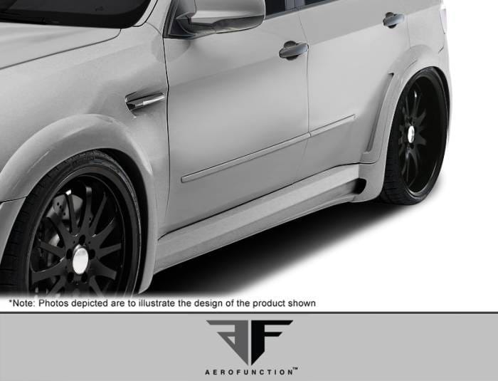 BMW X5M AF-1 Aero Function (GFK) Side Skirts Wide Body Kit 108741 thumbnail 2