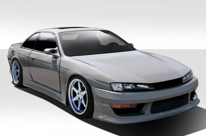 Nissan 240SX Duraflex V-Speed Wide Body Kit - 8 Piece - 109518