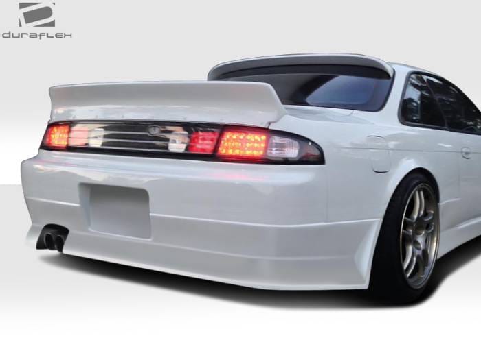 Nissan 240SX Duraflex V-Speed Wide Body Rear Bumper Cover - 1 Piece - 109515 thumbnail 2
