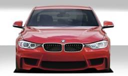 BMW 3 Series 4DR Duraflex 1M Look Front Bumper Cover - 1 Piece - 109306