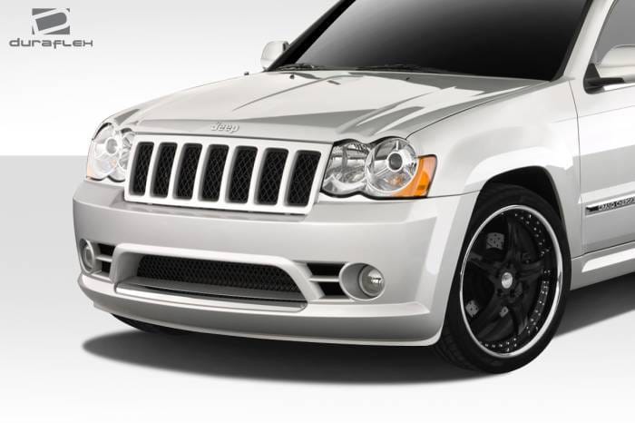 Jeep Grand Cherokee Duraflex SRT Look Front Bumper Cover - 1 Piece - 109327 thumbnail 2