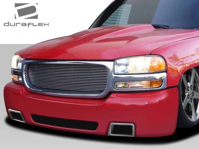 GMC Sierra Duraflex SS Look Front Bumper Cover - 1 Piece - 109533 thumbnail 2