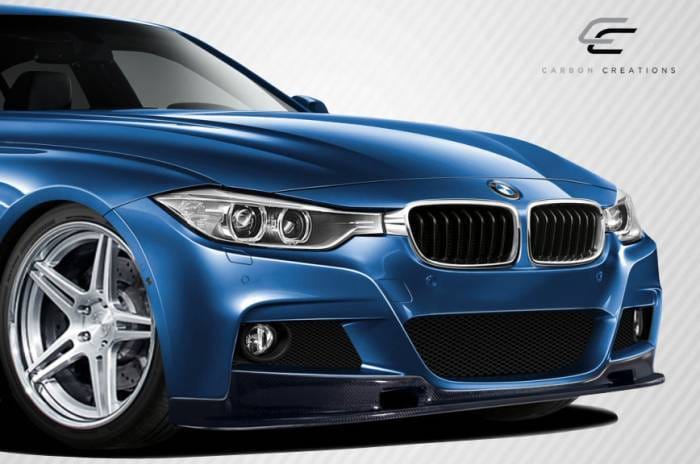 BMW 3 Series 4DR Carbon Creations Eros Version 1 Front Lip Under Air Dam Spoiler - 1 Piece - 109439 thumbnail 2