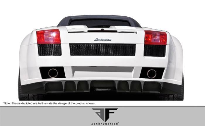 Lamborghini Gallardo AF-1 Aero Function Rear Wide Body Kit Bumper 109604 thumbnail 2