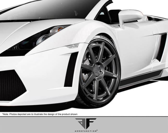 Lamborghini Gallardo AF1 Aero Function Widebody Front Fender Flares 109605 thumbnail 2