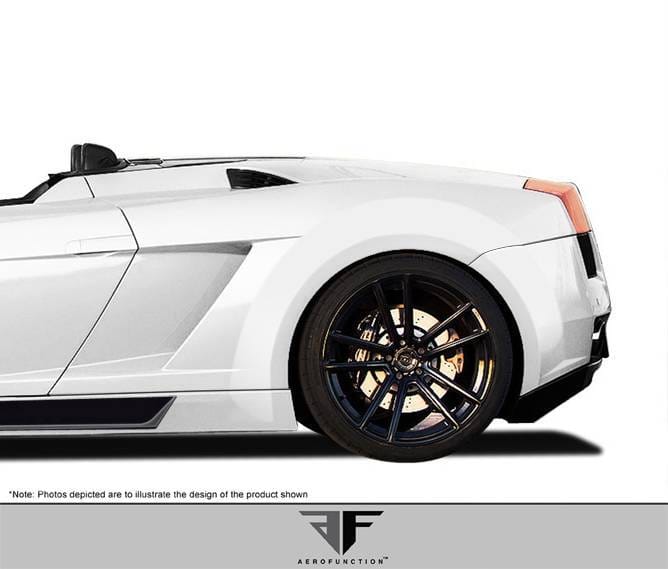 Lamborghini Gallardo AF-1 Aero Function Widebody Rear Fender Flares 109606 thumbnail 2
