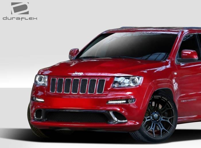 Jeep Grand Cherokee Duraflex SRT Look Front Bumper Cover - 1 Piece - 109616 thumbnail 2
