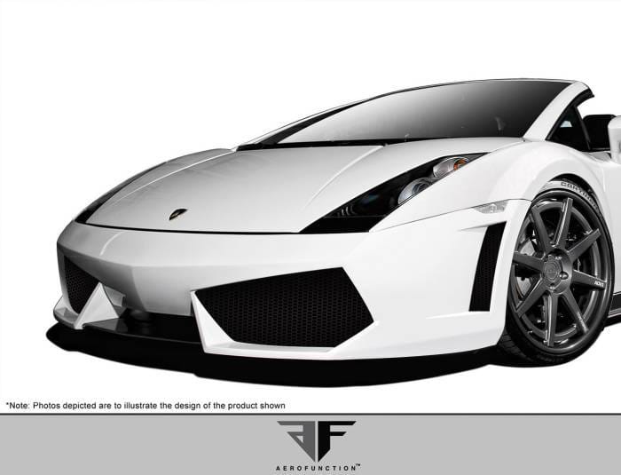 Lamborghini Gallardo AF-1 Aero Function Front Wide Body Kit Bumper 109602 thumbnail 2