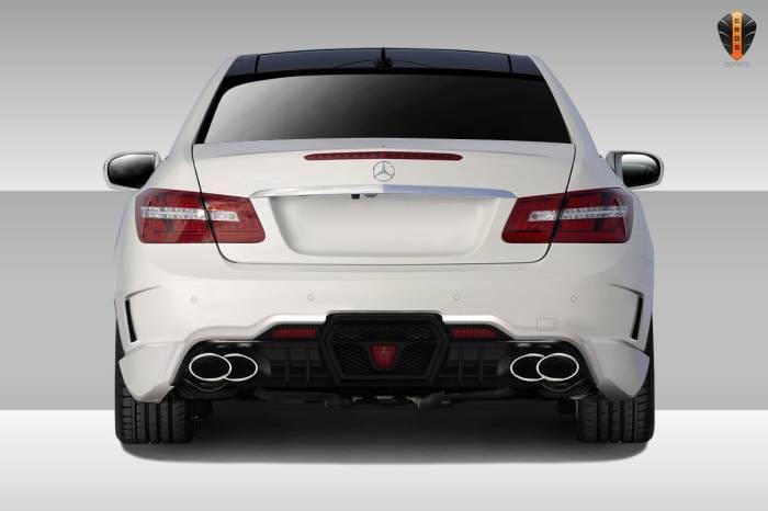 Mercedes E Class 2DR Eros Version 3 Duraflex Rear Body Kit Bumper 112264 thumbnail 2