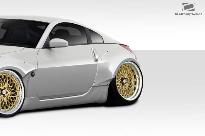 Nissan 350Z Circuit Duraflex 90mm Rear Fender Flares 112592 thumbnail 2