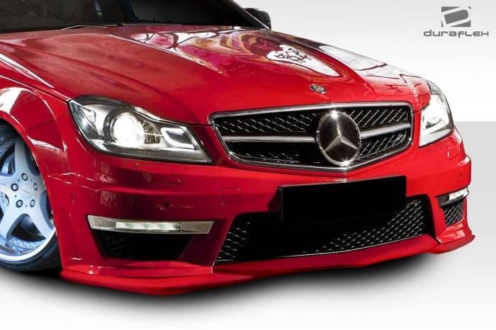 Mercedes C Class L Sport Duraflex Front Bumper Lip Body Kit 112746 thumbnail 2