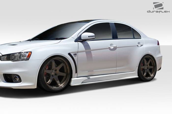 Mitsubishi Lancer VR-S Duraflex Side Skirts Body Kit 112753 thumbnail 2