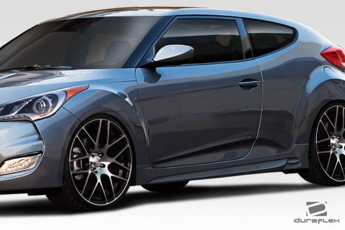 Hyundai Veloster N Design Duraflex Side Skirts Body Kit 112788 thumbnail 2