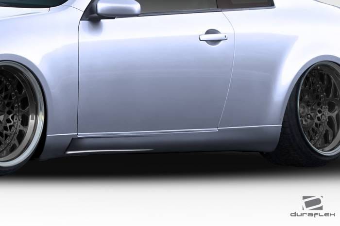 Infiniti G Coupe D-Spec Duraflex Side Skirts Body Kit 112874 thumbnail 2