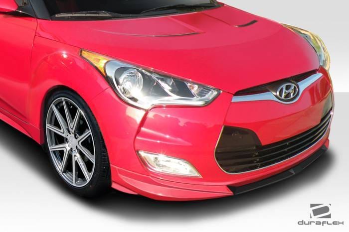 Hyundai Veloster Non-Turbo Duraflex Front Bumper Lip Body Kit 112786 thumbnail 2