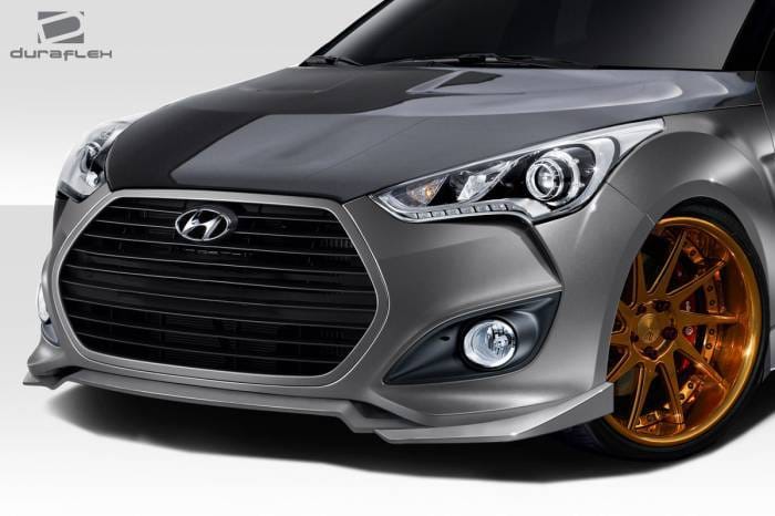 Hyundai Veloster Turbo ND Duraflex Front Bumper Lip Body Kit 112787 thumbnail 2