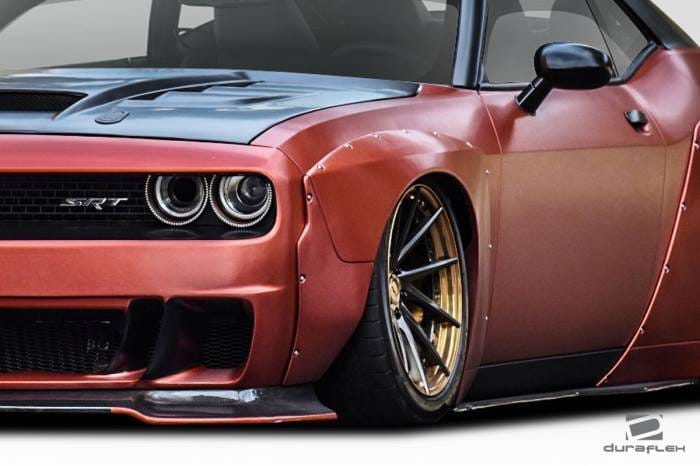 Dodge Challenger Circuit Duraflex Front Fender Flares!!! 113899 thumbnail 2