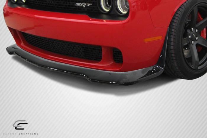 Dodge Challenger Hellcat Carbon Fiber Front Bumper Lip Body Kit 113986 thumbnail 2