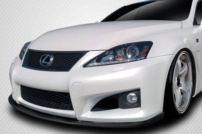 Lexus IS-F Luxion DriTech Carbon Fiber Front Bumper Lip Body Kit 114336 thumbnail 2