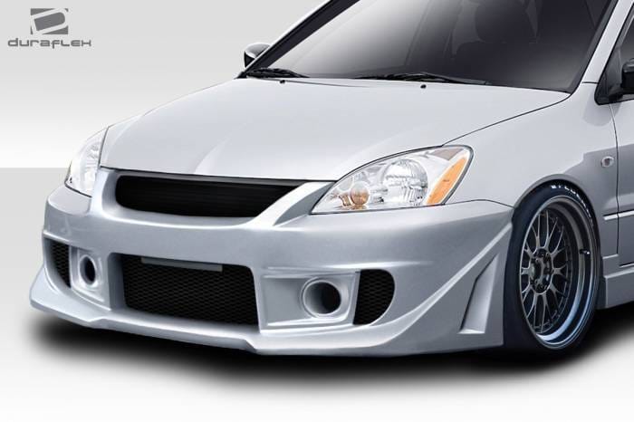 Mitsubishi Lancer Trackstars Duraflex Front Body Kit Bumper 114667 thumbnail 2