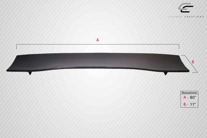 Universal VRX V.2 Short Carbon Creations Body Kit-Wing/Spoiler 115115 thumbnail 2