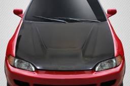 Honda Civic 2DR Vader Carbon Fiber Creations Body Kit- Hood 114970