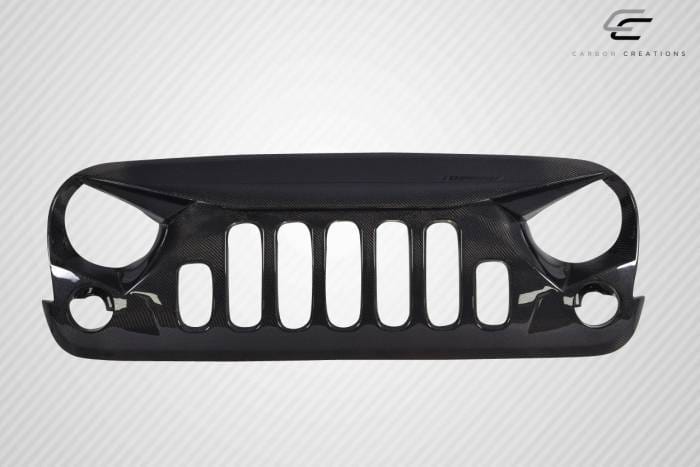Jeep Wrangler Predator Carbon Fiber Creations Grill/Grille 115251 thumbnail 2
