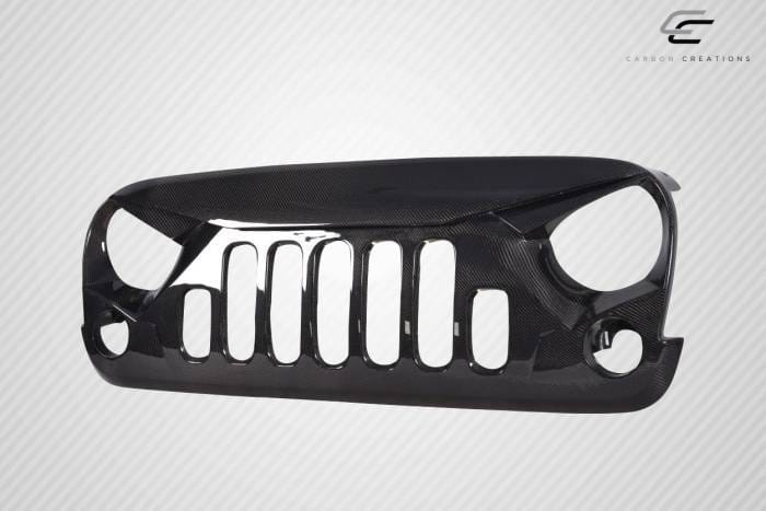 Jeep Wrangler Predator Carbon Fiber Creations Grill/Grille 115251 thumbnail 4