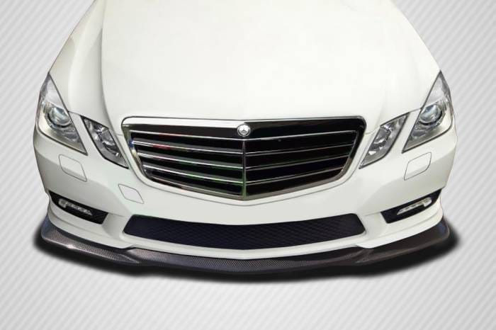 Mercedes E Class L Sport Carbon Fiber Front Bumper Lip Body Kit 115249