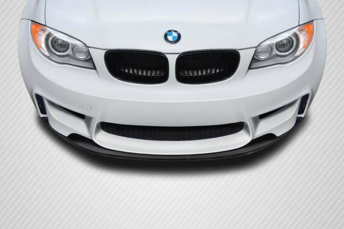 BMW 1M M Tech Carbon Fiber Creations Front Bumper Lip Body Kit 115693