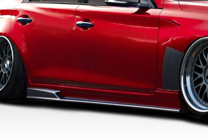 Infiniti Q50 Bltz Duraflex Side Skirts Body Kit 117098 thumbnail 2
