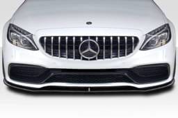 Mercedes C Class Power Duraflex Front Bumper Lip Body Kit 117154