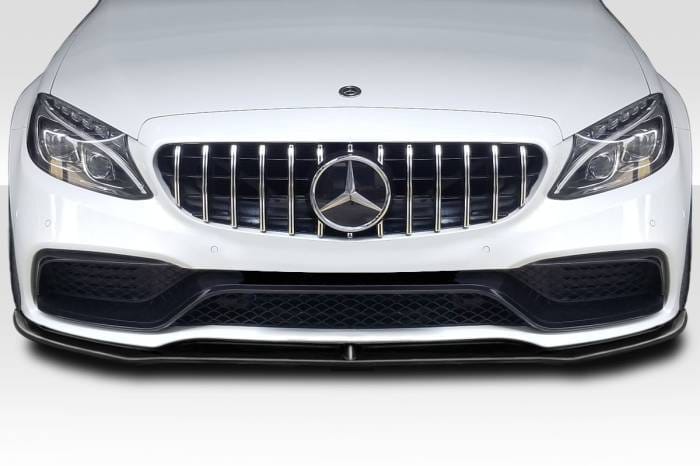 Mercedes C Class Power Duraflex Front Bumper Lip Body Kit 117154