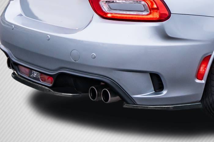 Fiat 124 Spider Speed Carbon Fiber Rear Bumper Splitter Body Kit 117068 thumbnail 2