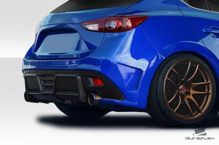 Mazda Mazdaspeed 3 KSS Duraflex Rear Body Kit Bumper 117282 thumbnail 2
