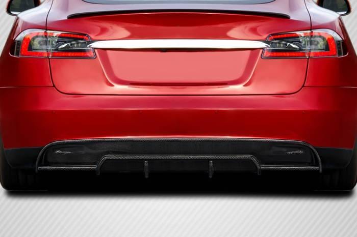 Tesla Model S Energon Carbon Fiber Rear Bumper Diffuser Body Kit 117425