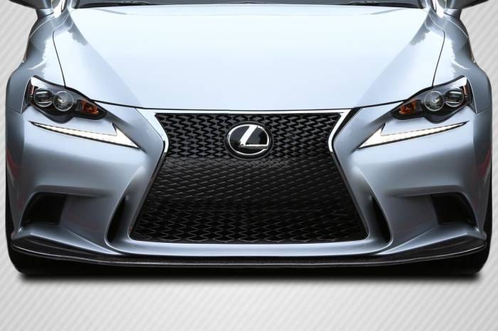 Lexus IS Hyper Carbon Fiber Front Bumper Lip Body Kit 117995