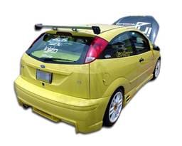 Ford Focus ZX3 Duraflex Evo Rear Bumper Cover - 1 Piece - 100052